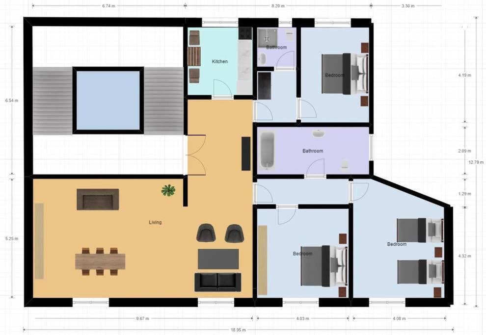 Apartment Treasurerome Bianca Family *